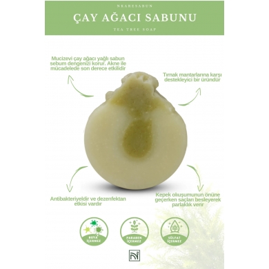 Çay Ağacı Sabunu 100 gr--Tea tree soap