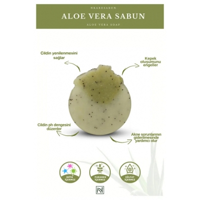 Aloe vera sabunu 100 gr-- Aloe vera soap