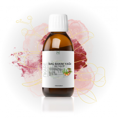 Saç Bakım Yağı 100 ml-%100 Doğal Yağlardan-6 Bileşenli-Biberiye,argan,jojoba,badem,hint yağı,E vit.