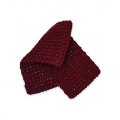  El örgüsü Lif Uzun 14x50 cm - Bordo - El, Yüz ve Vücut Temizleyici Yumuşak Lif